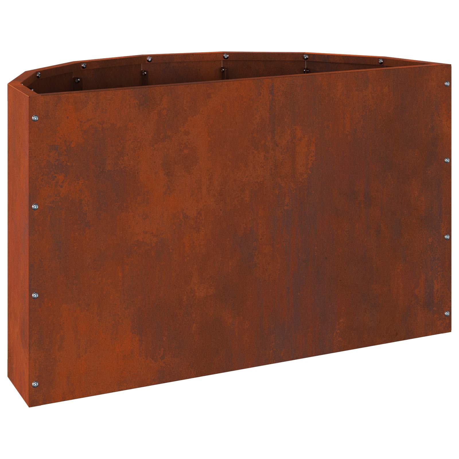 vidaXL Planter Rusty 60 x 30 x 35 cm Weathering Steel - Brown