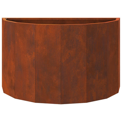 vidaXL Planter Rusty 60 x 30 x 35 cm Weathering Steel - Brown