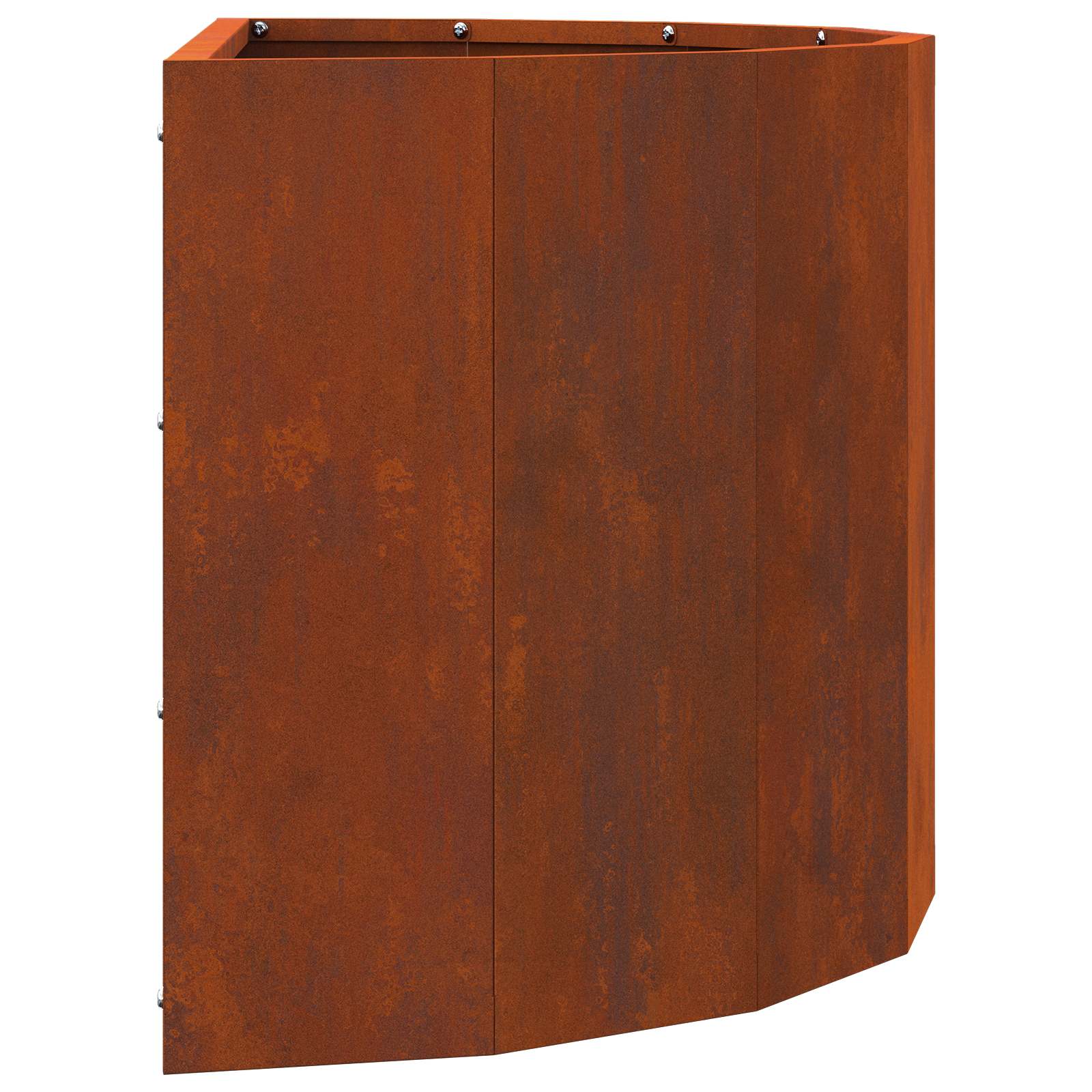 vidaXL Planter Rusty 60 x 30 x 35 cm Weathering Steel - Brown