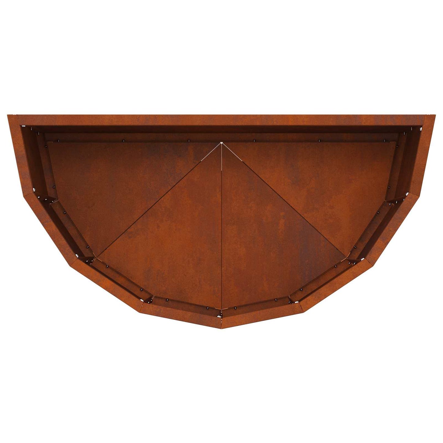 vidaXL Planter Rusty 60 x 30 x 35 cm Weathering Steel - Brown