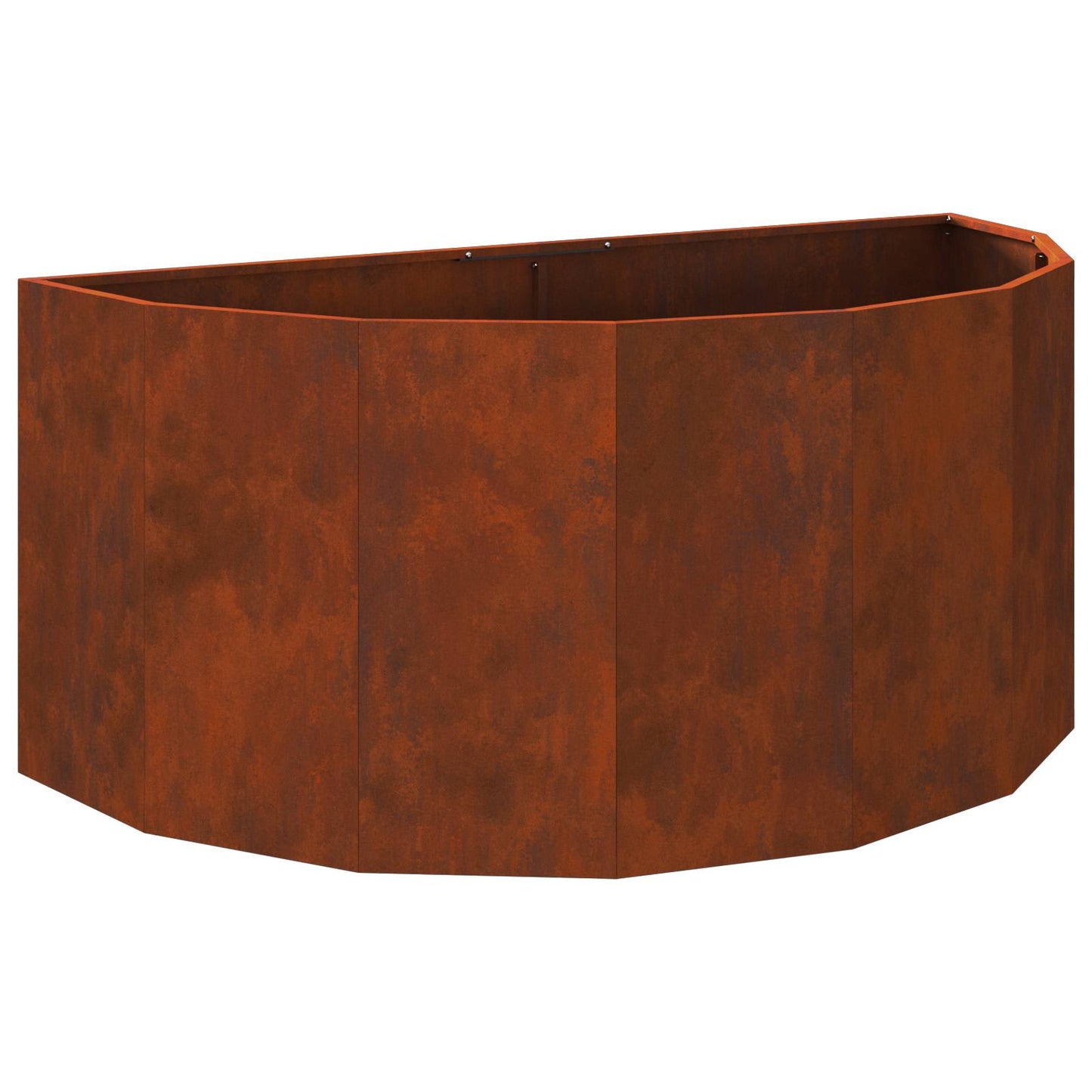 vidaXL Planter Rusty 120 x 60 x 50 cm Weathering Steel - Brown