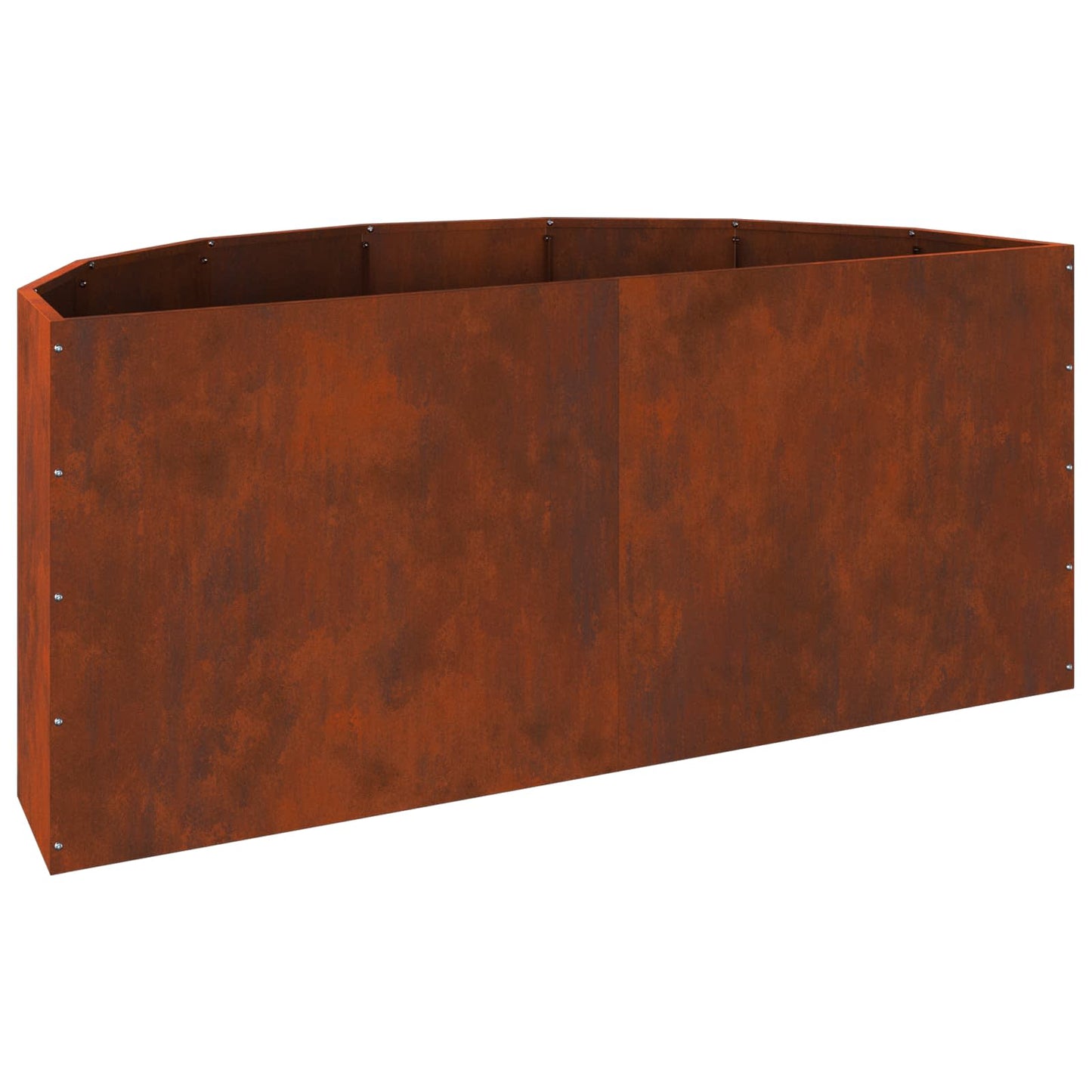 vidaXL Planter Rusty 120 x 60 x 50 cm Weathering Steel - Brown