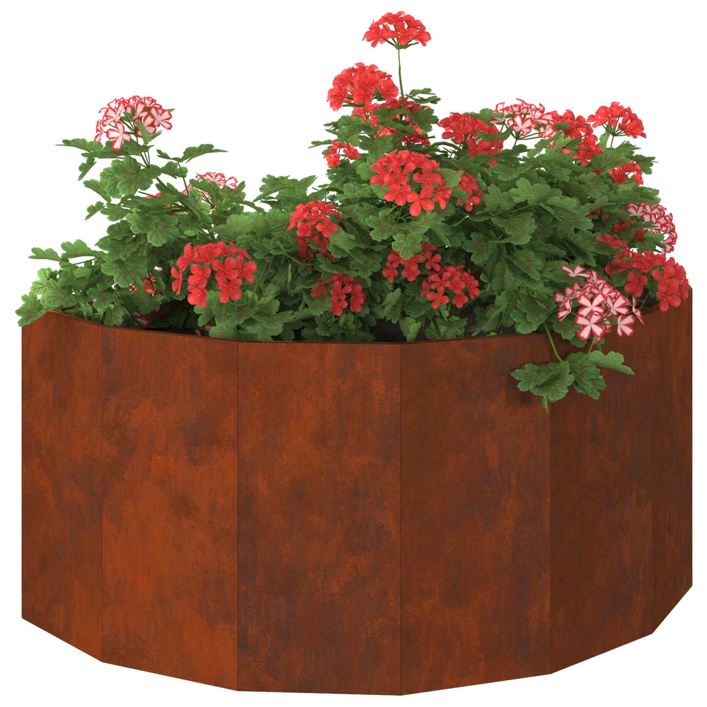 vidaXL Planter Rusty 120 x 60 x 50 cm Weathering Steel - Brown