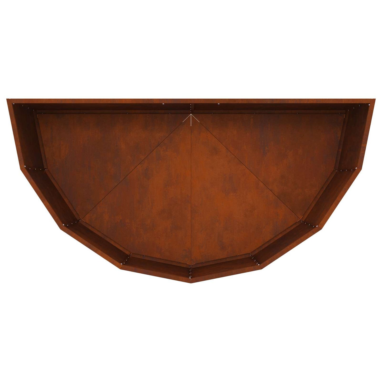 vidaXL Planter Rusty 120 x 60 x 50 cm Weathering Steel - Brown