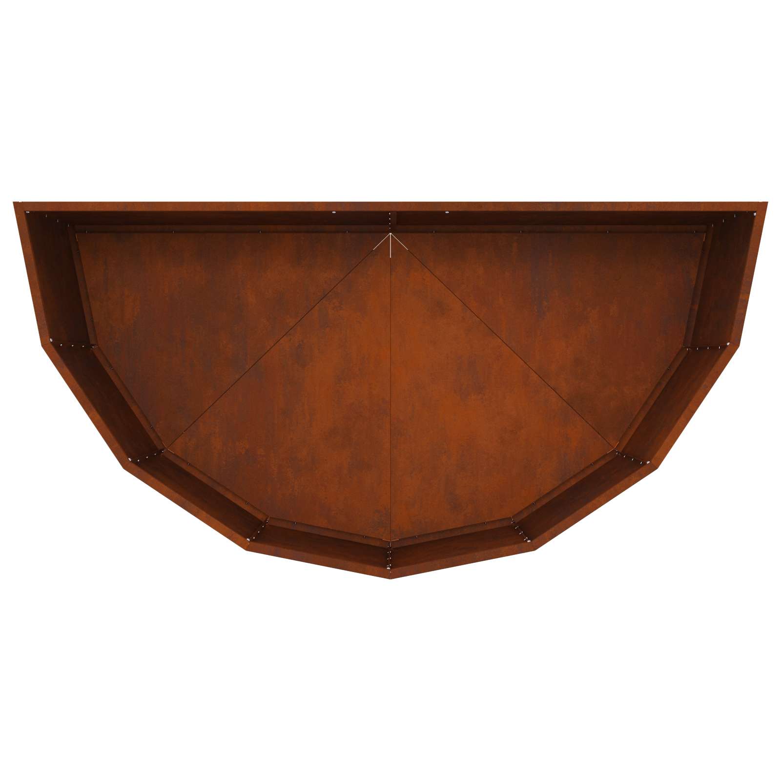 vidaXL Planter Rusty 120 x 60 x 50 cm Weathering Steel - Brown