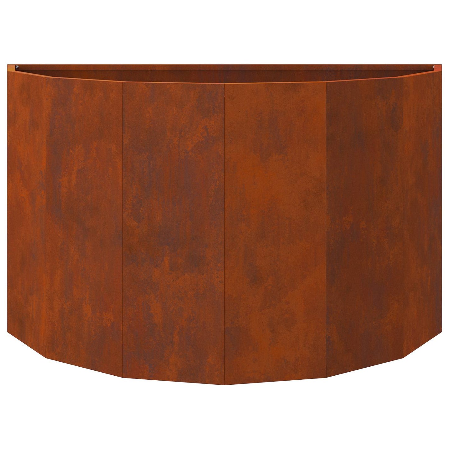 vidaXL Planter Rusty 90 x 45 x 50 cm Weathering Steel - Brown