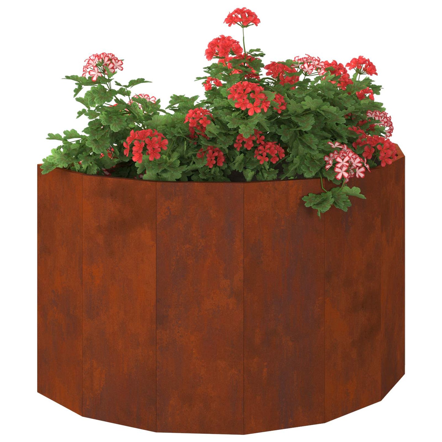 vidaXL Planter Rusty 90 x 45 x 50 cm Weathering Steel - Brown