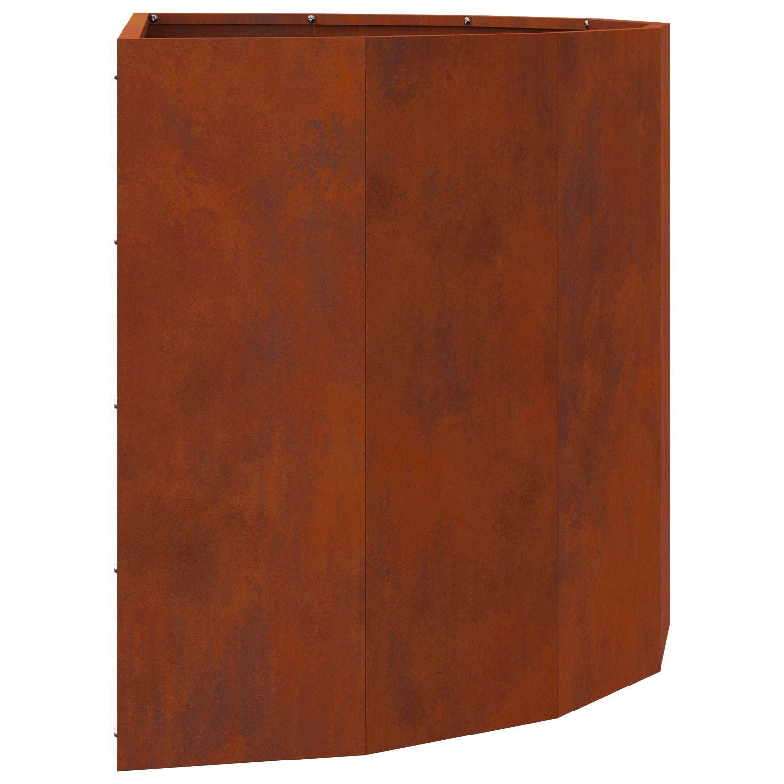 vidaXL Planter Rusty 90 x 45 x 50 cm Weathering Steel - Brown