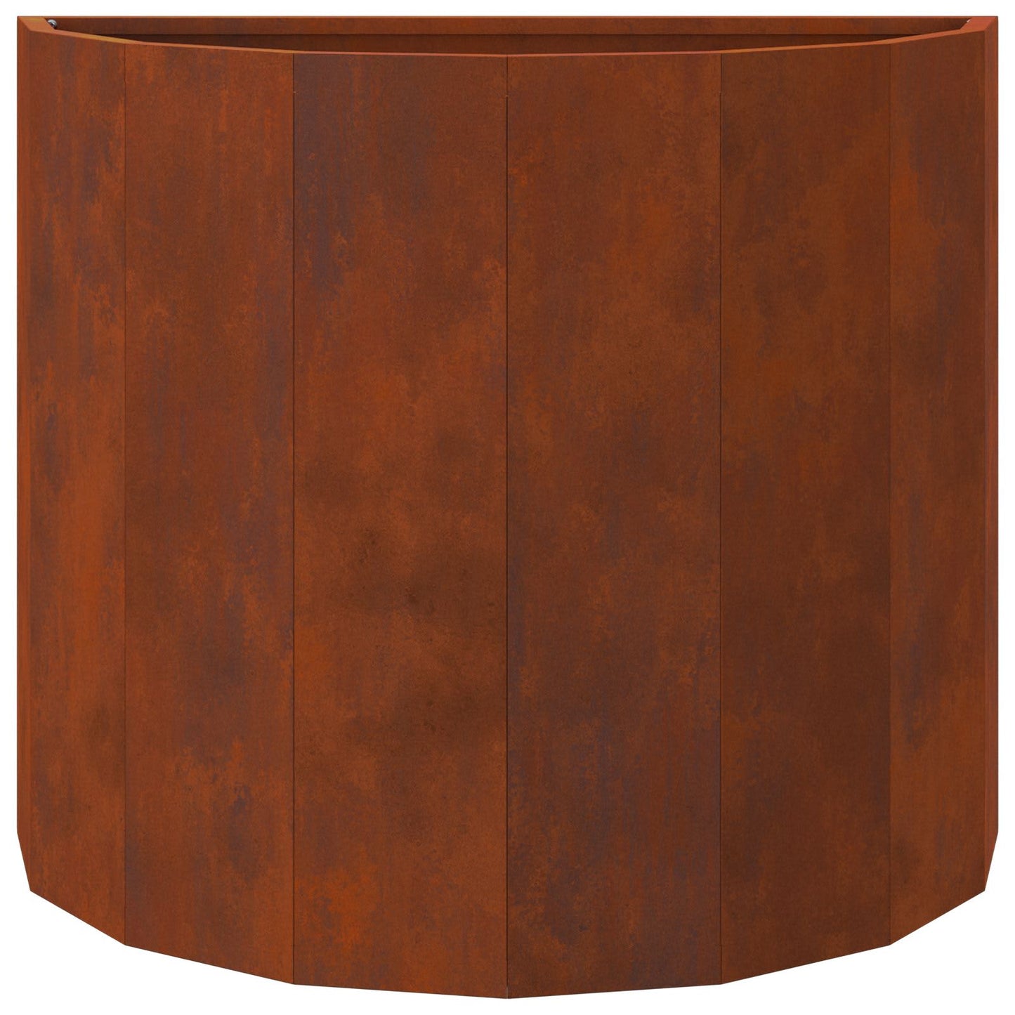 vidaXL Planter Rusty 60 x 30 x 50 cm Weathering Steel - Brown
