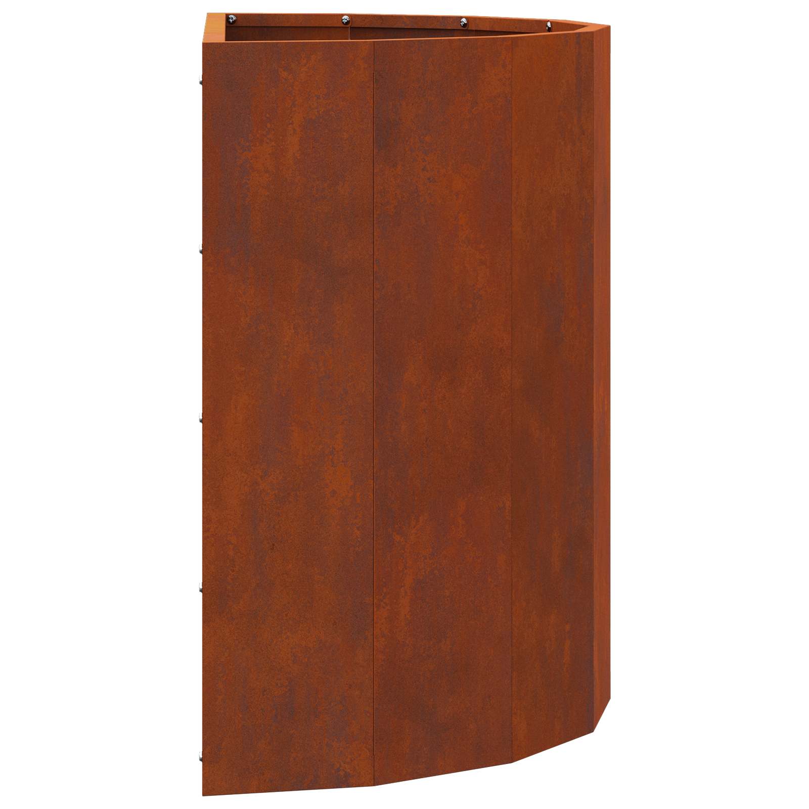 vidaXL Planter Rusty 60 x 30 x 50 cm Weathering Steel - Brown