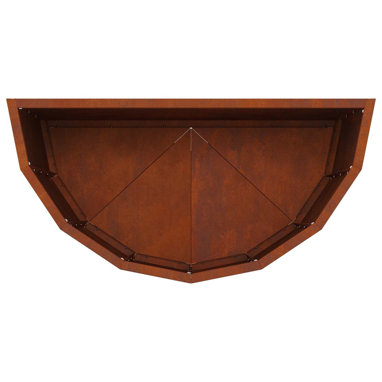 vidaXL Planter Rusty 60 x 30 x 50 cm Weathering Steel - Brown