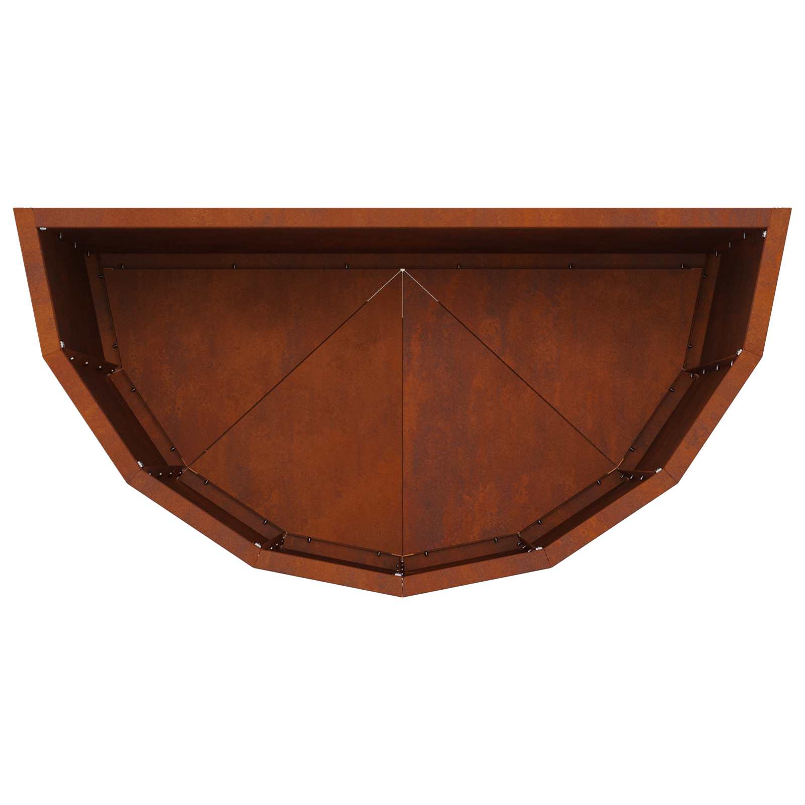 vidaXL Planter Rusty 60 x 30 x 50 cm Weathering Steel - Brown