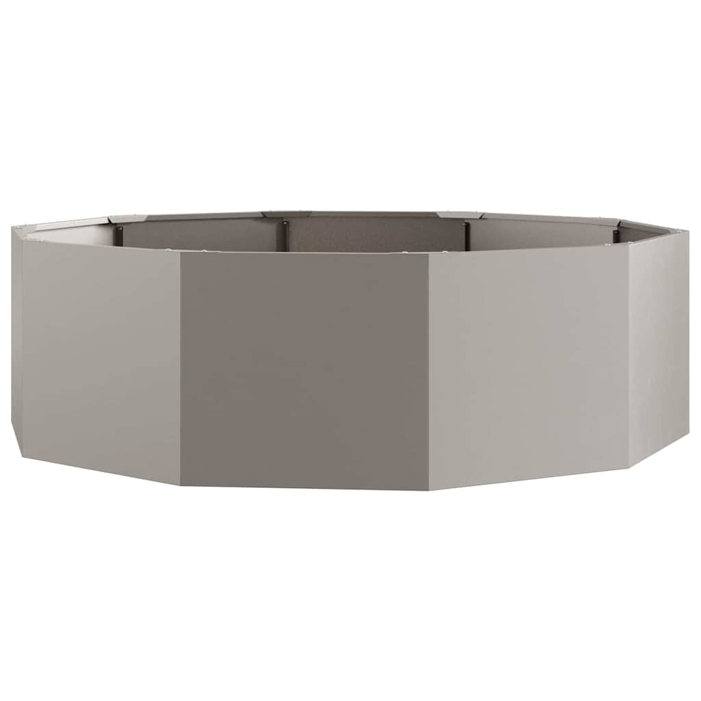 vidaXL Planter Rusty 120 x 120 x 35 cm Weathering Steel - Brown