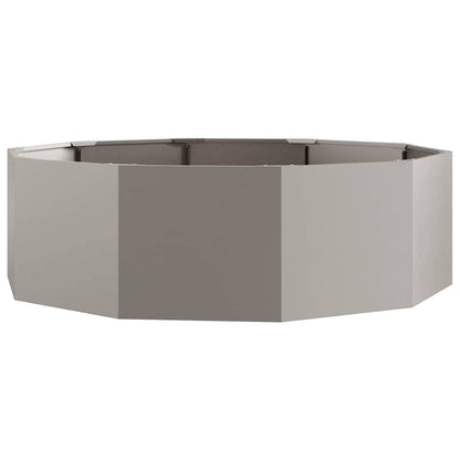 vidaXL Planter Rusty 120 x 120 x 35 cm Weathering Steel - Brown