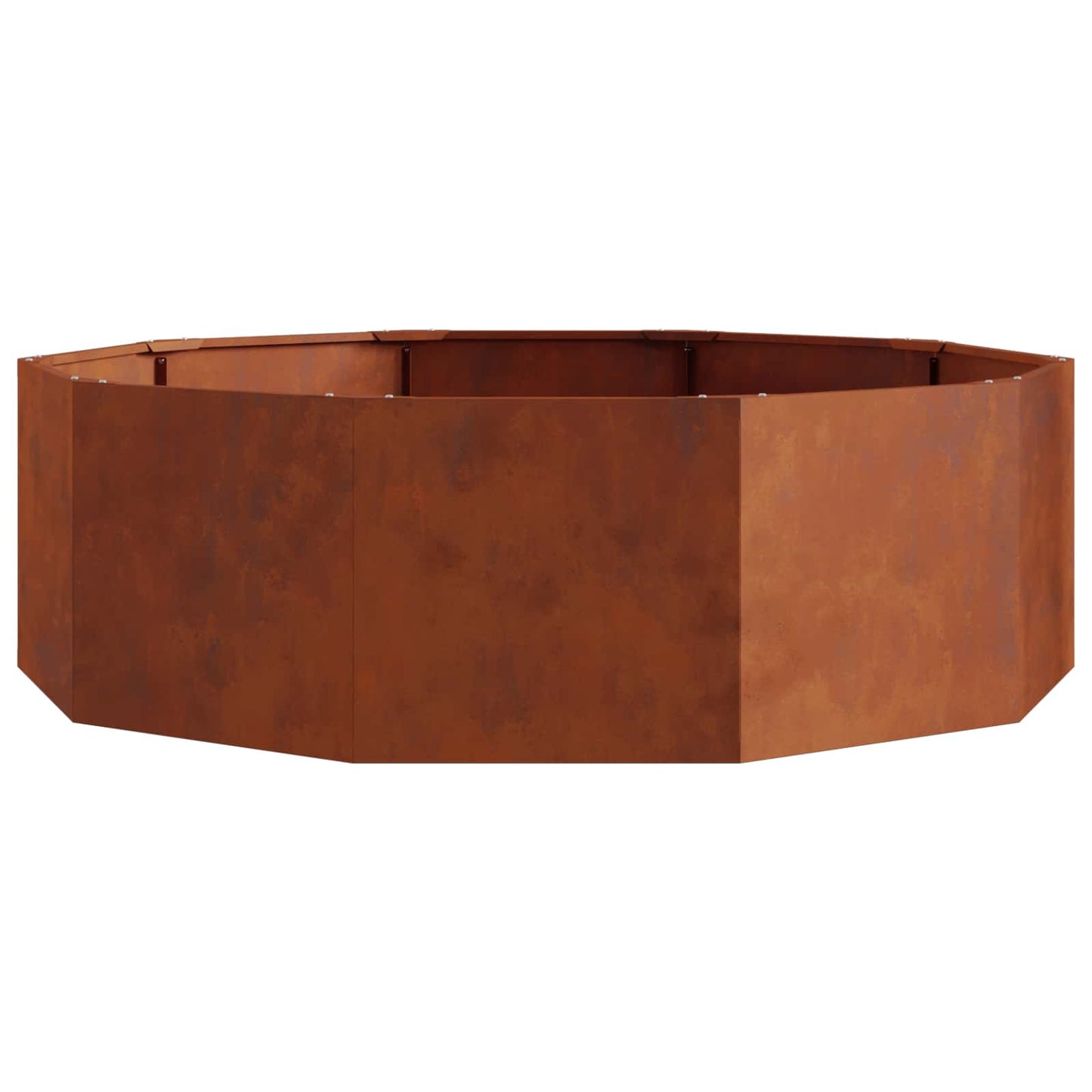 vidaXL Planter Rusty 120 x 120 x 35 cm Weathering Steel - Brown