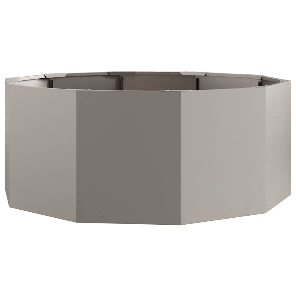 vidaXL Planter Rusty 90 x 90 x 35 cm Weathering Steel - Brown