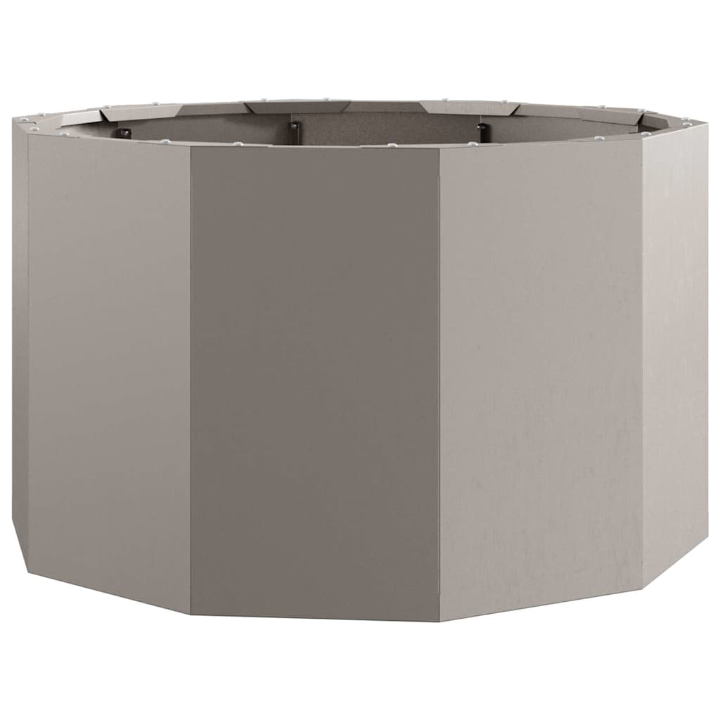 vidaXL Planter Rusty 60 x 60 x 35 cm Weathering Steel - Brown