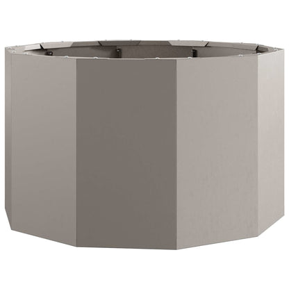 vidaXL Planter Rusty 60 x 60 x 35 cm Weathering Steel - Brown