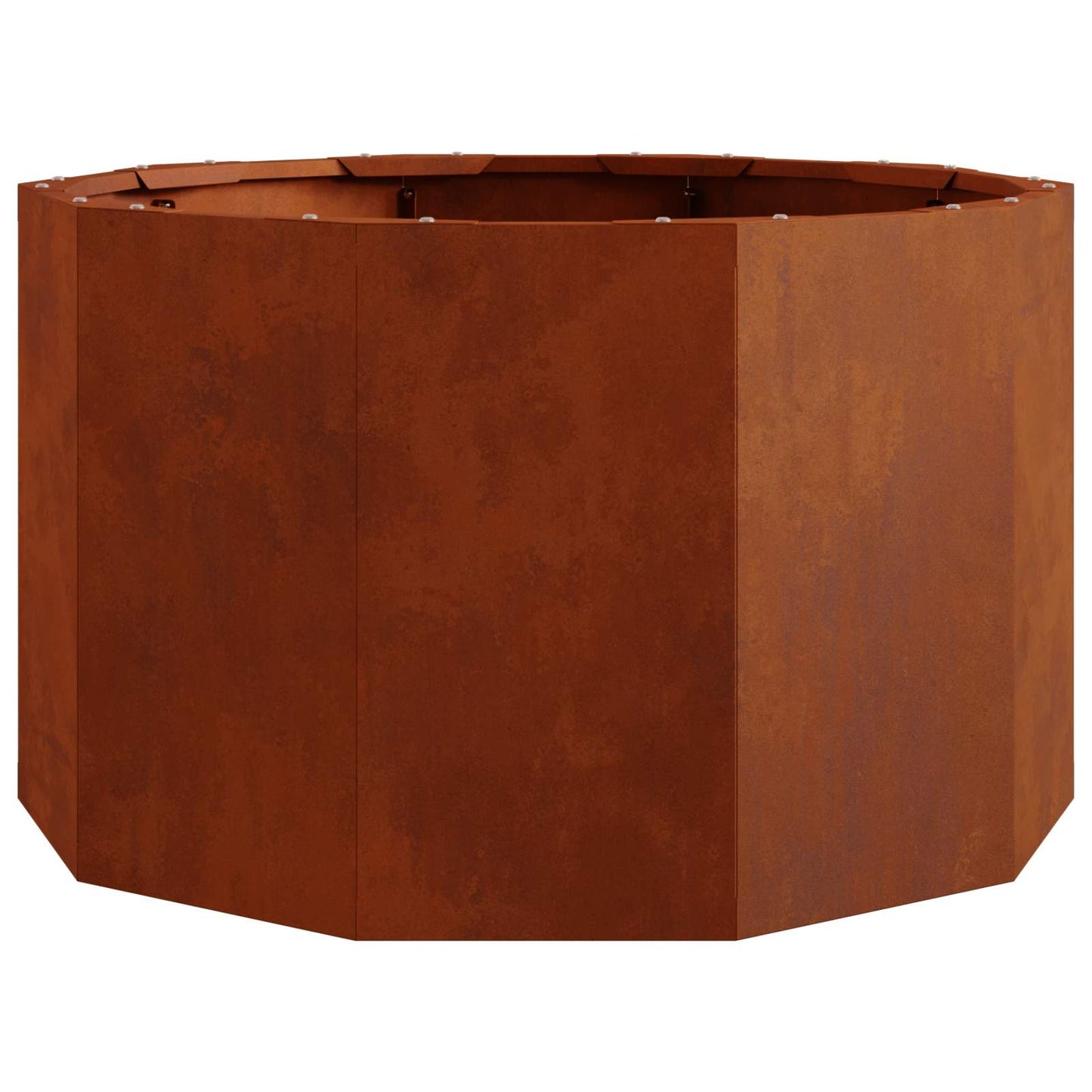 vidaXL Planter Rusty 60 x 60 x 35 cm Weathering Steel - Brown