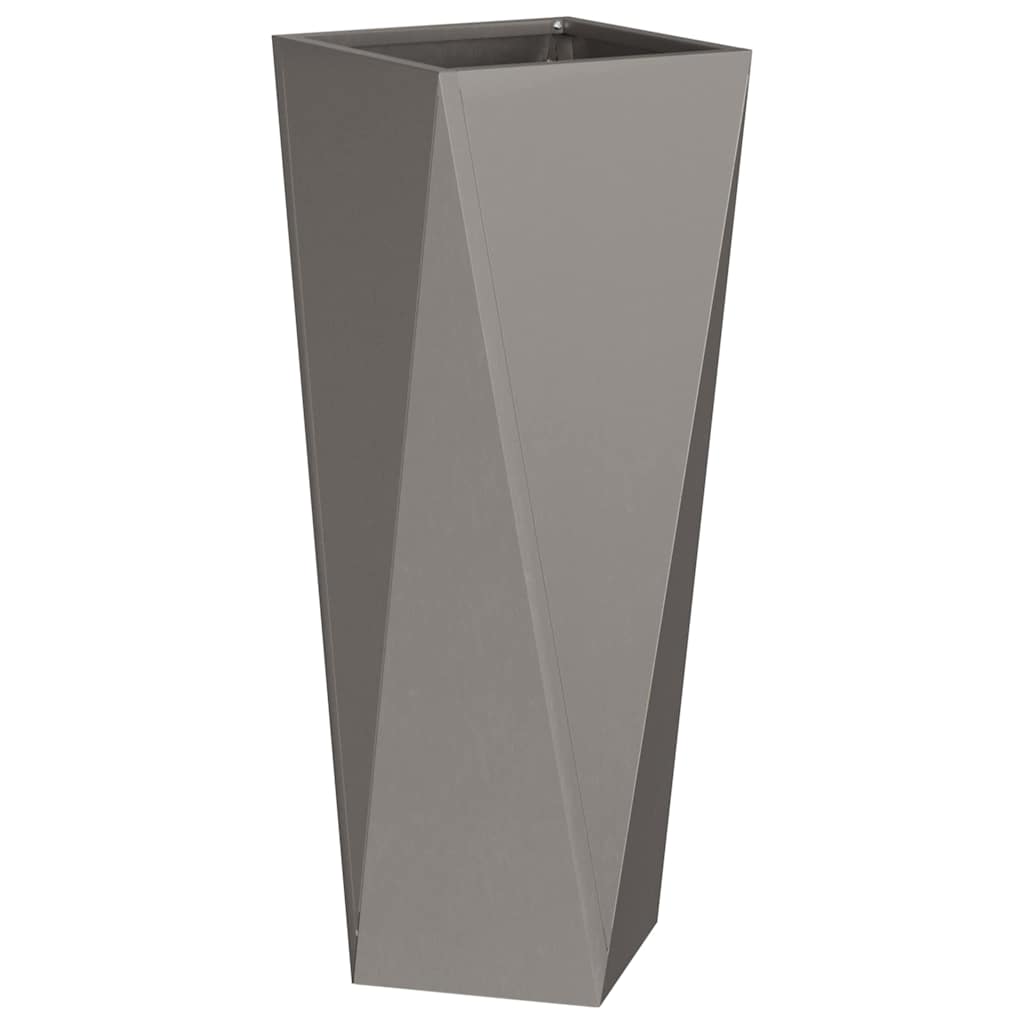 vidaXL Planter Rusty 30 x 30 x 75 cm Weathering Steel - Brown
