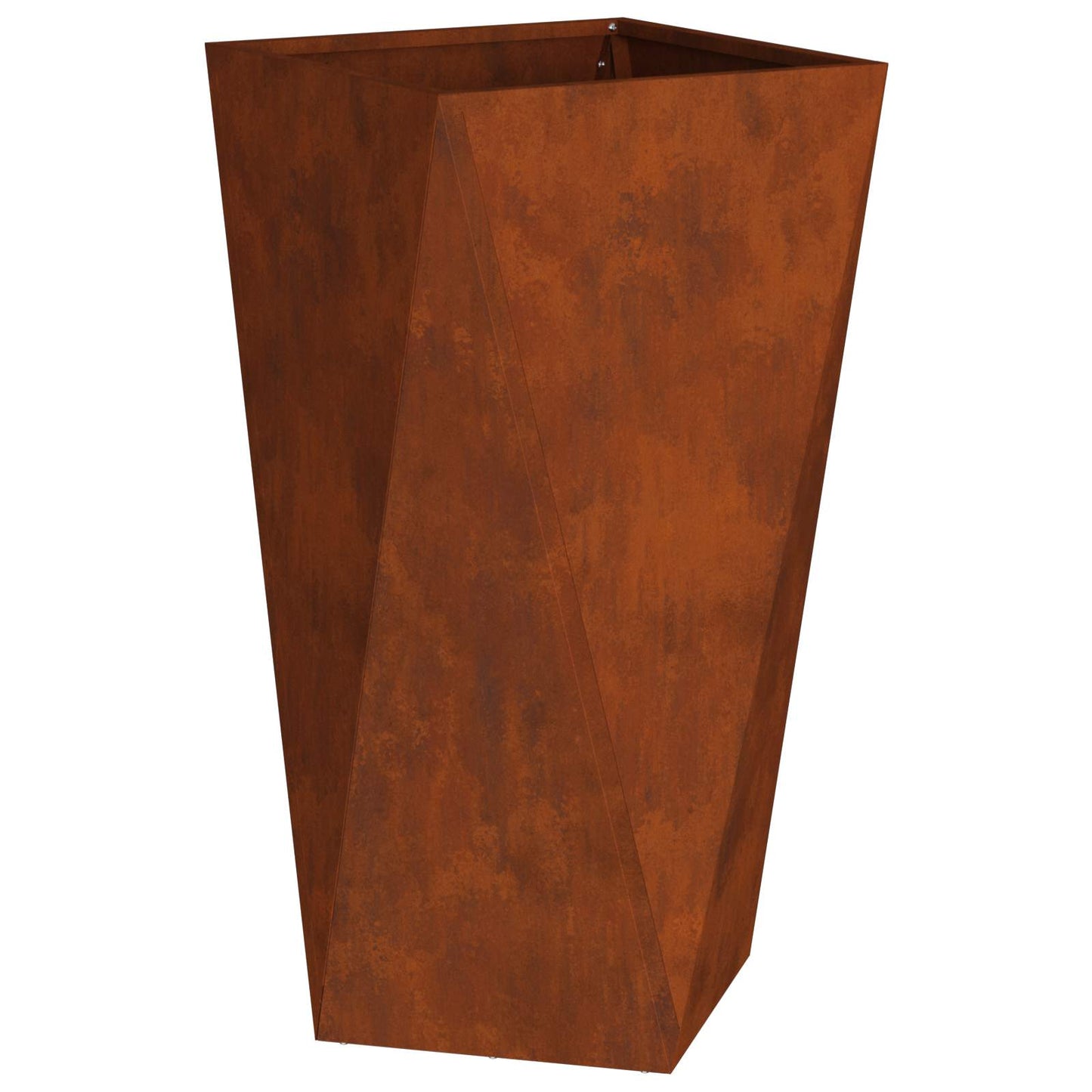 vidaXL Planter Rusty 40 x 40 x 75 cm Weathering Steel - Brown
