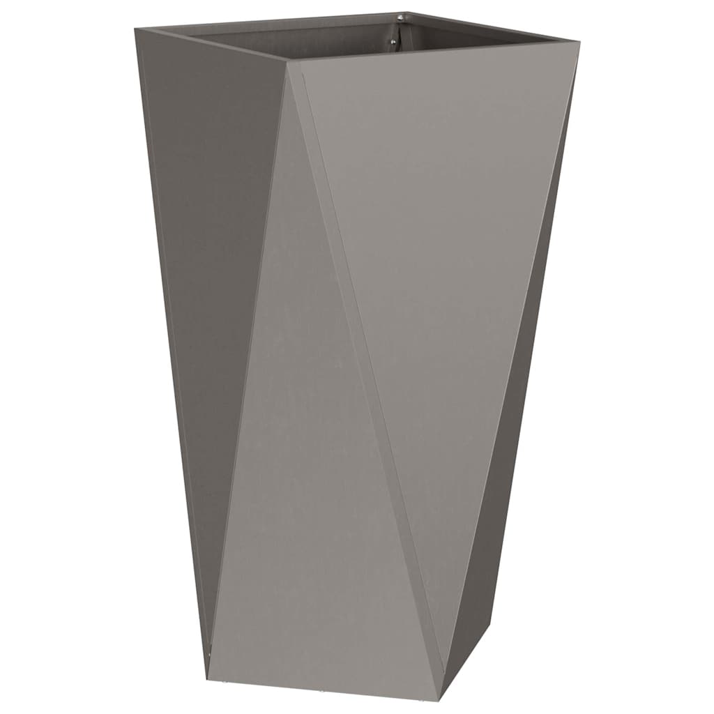 vidaXL Planter Rusty 40 x 40 x 75 cm Weathering Steel - Brown