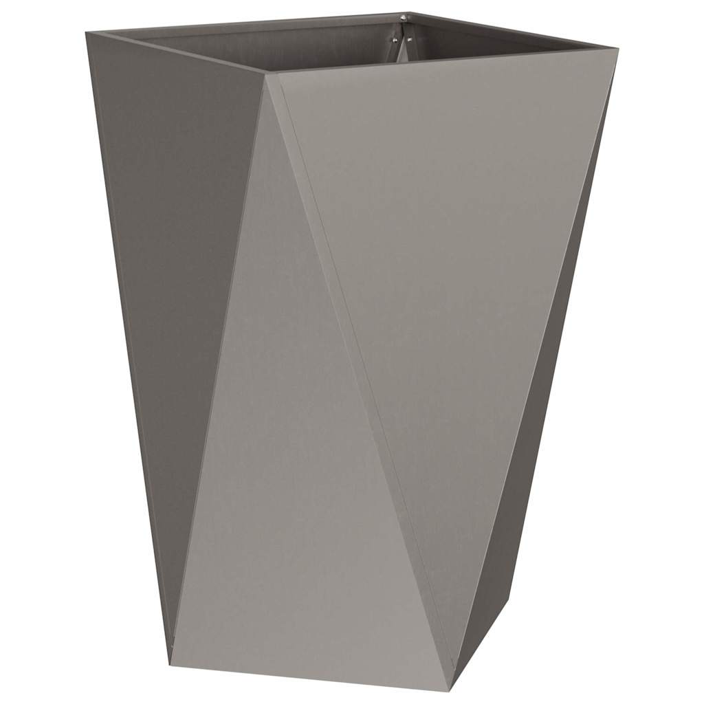 vidaXL Planter Rusty 50 x 50 x 75 cm Weathering Steel - Brown
