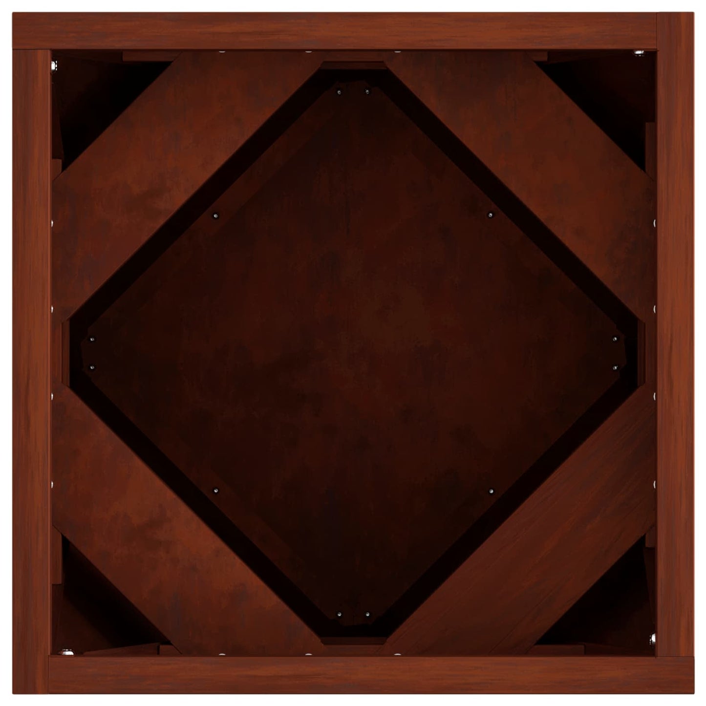 vidaXL Planter Rusty 30 x 30 x 30 cm Weathering Steel - Brown