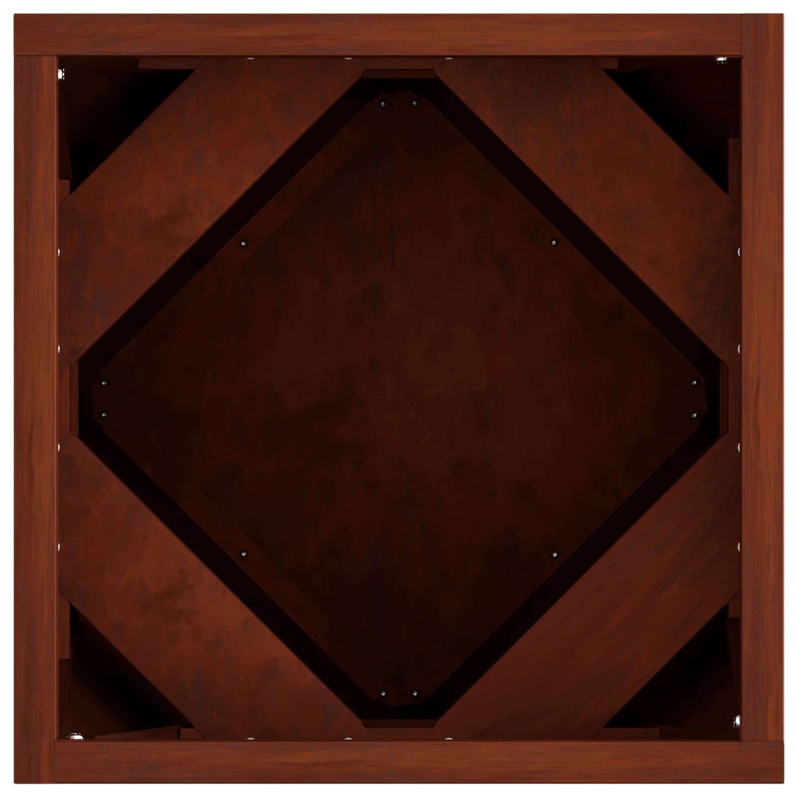 vidaXL Planter Rusty 30 x 30 x 30 cm Weathering Steel - Brown