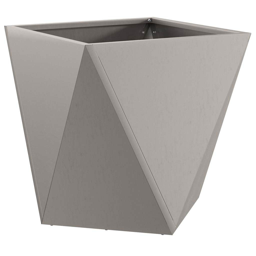 vidaXL Planter Rusty 50 x 50 x 50 cm Weathering Steel - Brown