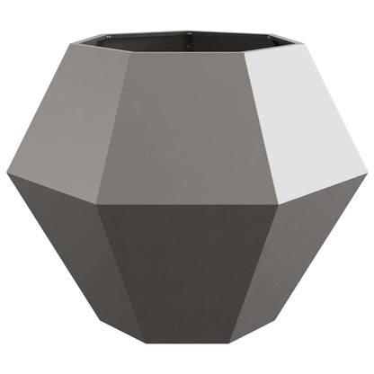 vidaXL Planter Rusty 100 x 100 x 80 cm Weathering Steel - Brown