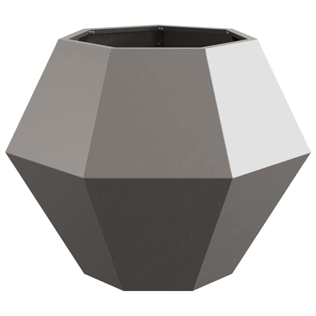 vidaXL Planter Rusty 75 x 75 x 60 cm Weathering Steel - Brown
