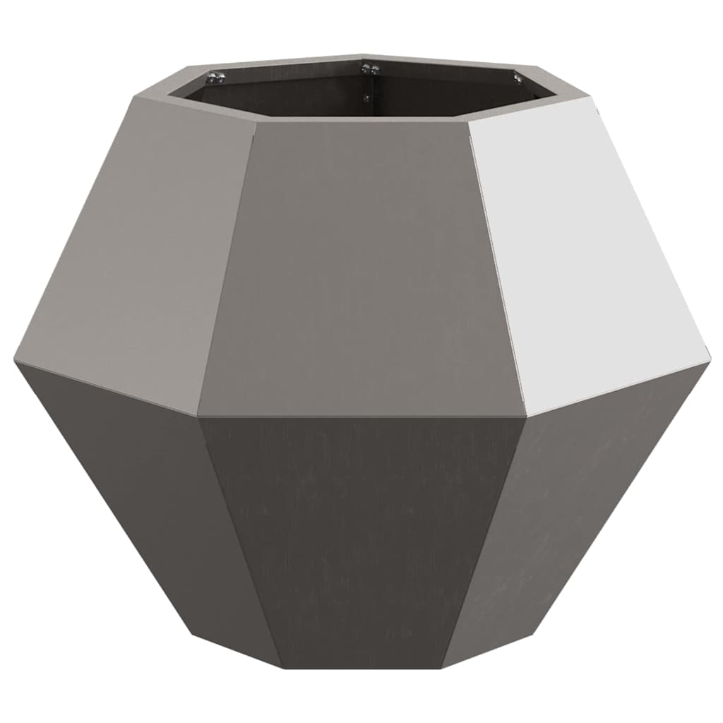 vidaXL Planter Rusty 50 x 50 x 40 cm Weathering Steel - Brown