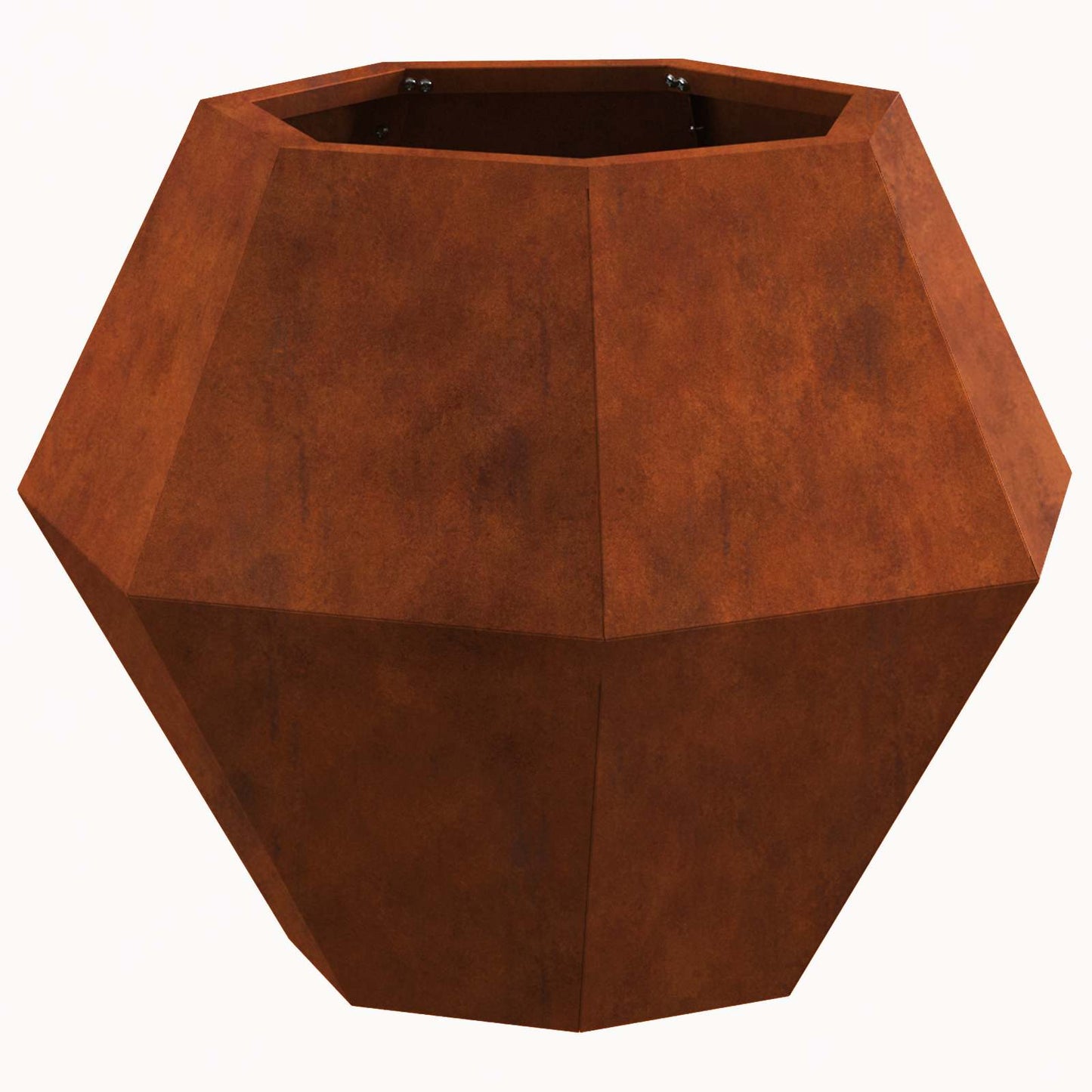 vidaXL Planter Rusty 50 x 50 x 40 cm Weathering Steel - Brown