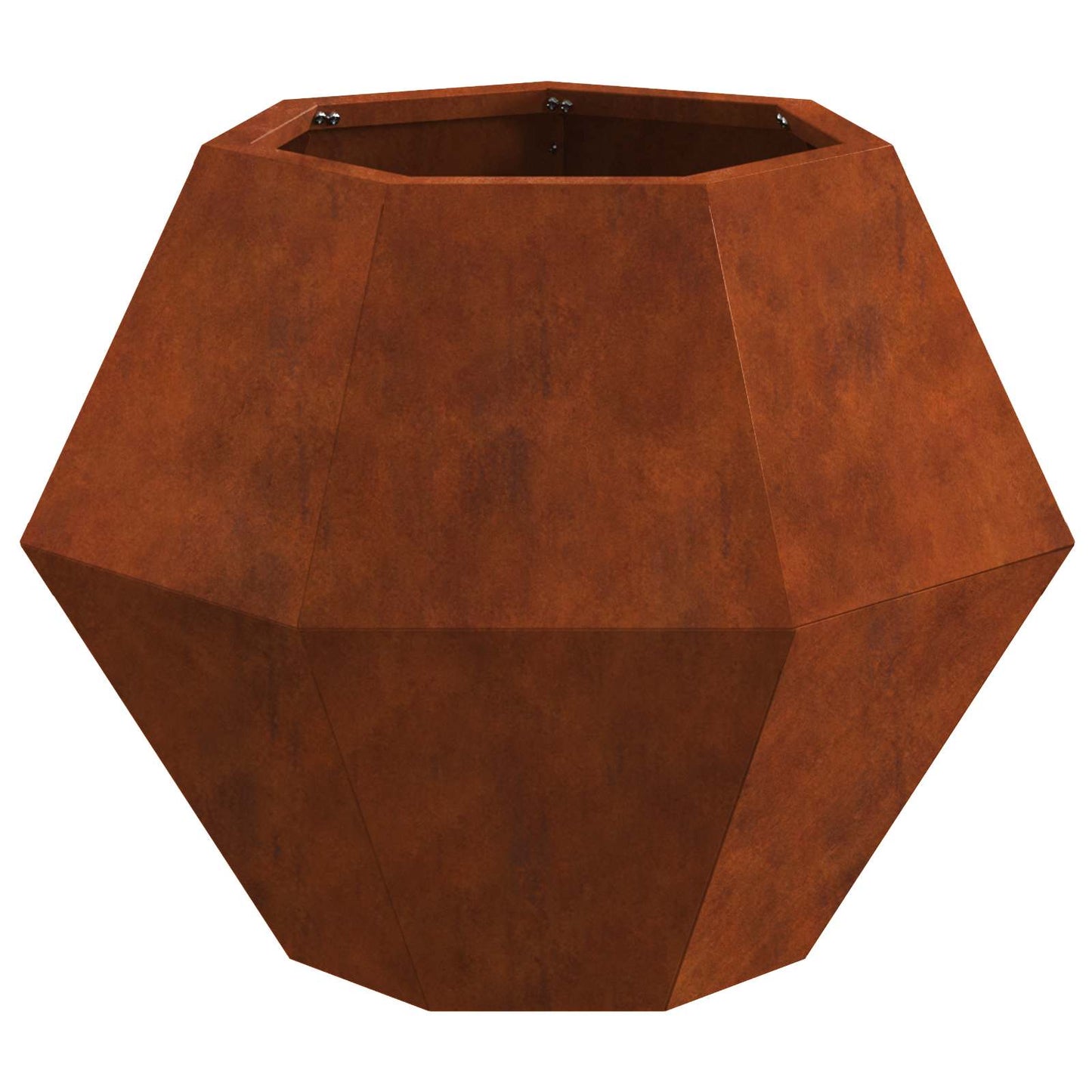 vidaXL Planter Rusty 50 x 50 x 40 cm Weathering Steel - Brown