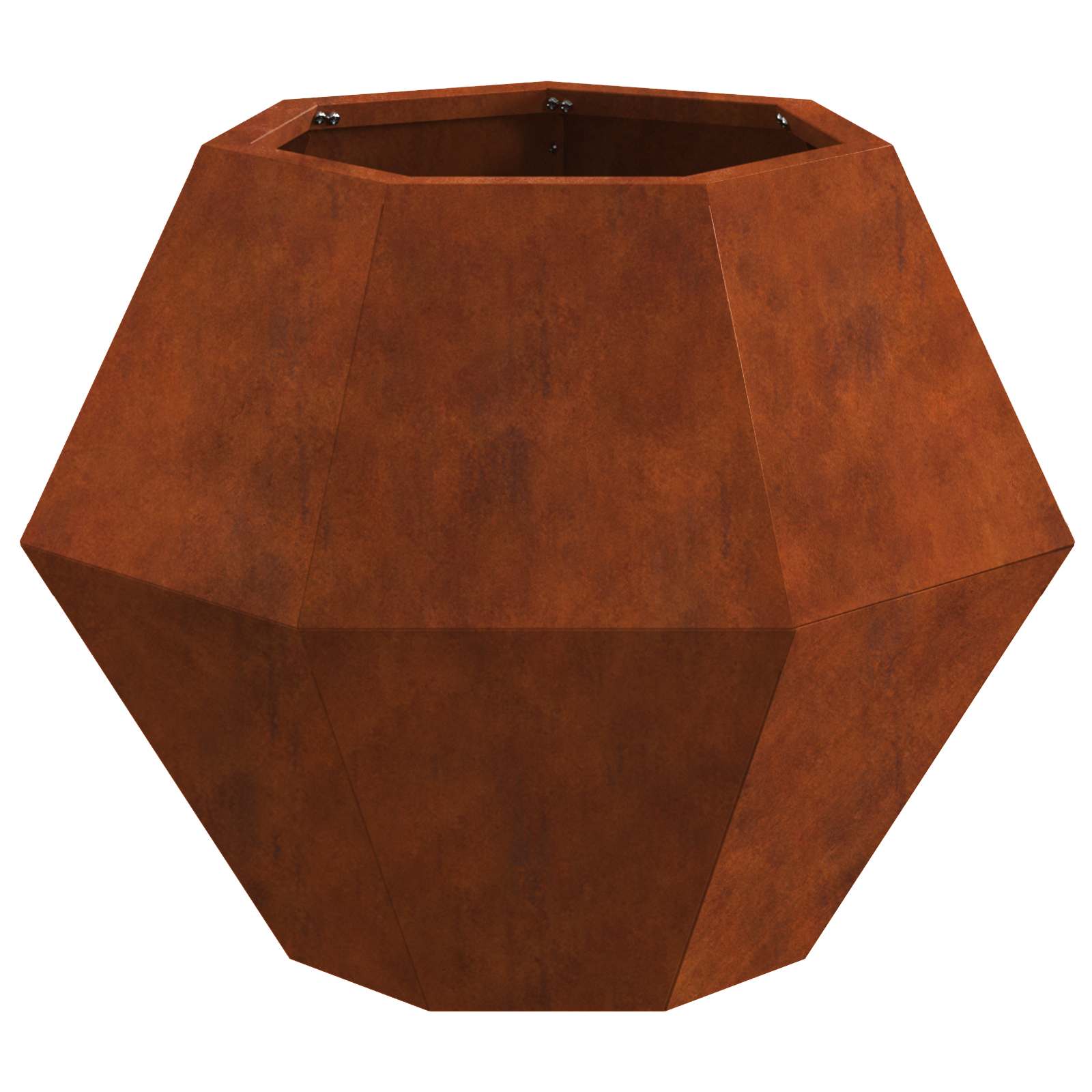 vidaXL Planter Rusty 50 x 50 x 40 cm Weathering Steel - Brown