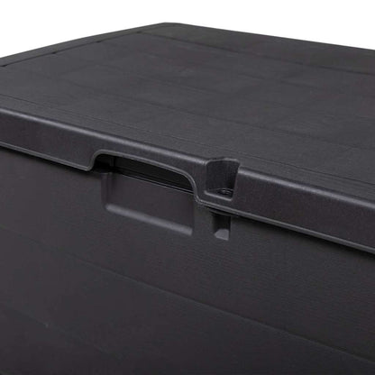 vidaXL Garden Storage Box Plastic 77.5 x 54.5 x 53 cm Anthracite