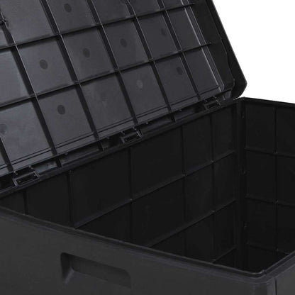 vidaXL Garden Storage Box Plastic 77.5 x 54.5 x 53 cm Anthracite
