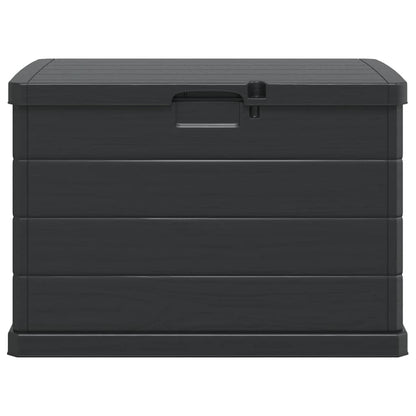 vidaXL Garden Storage Box Plastic 77.5 x 54.5 x 53 cm Anthracite