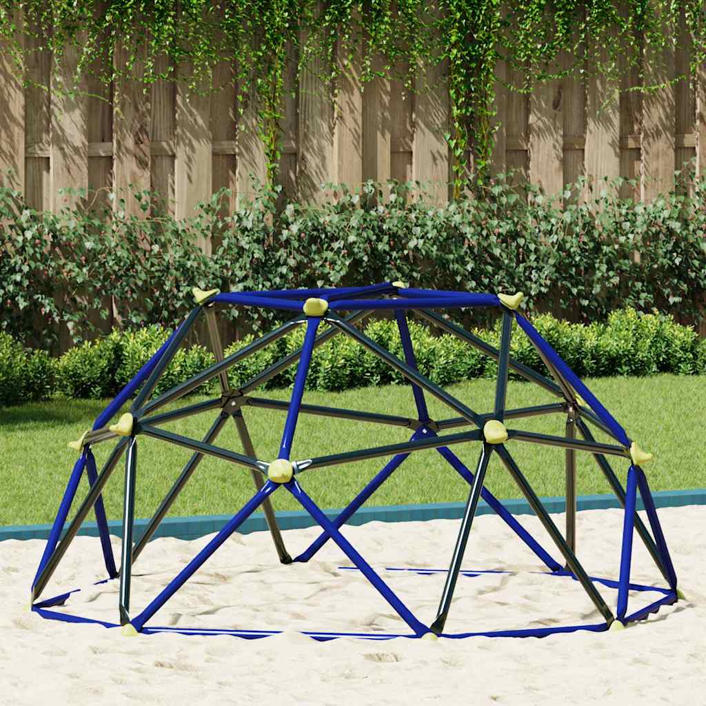 vidaXL Children Climbing Dome Blue 6FT without Slide Steel