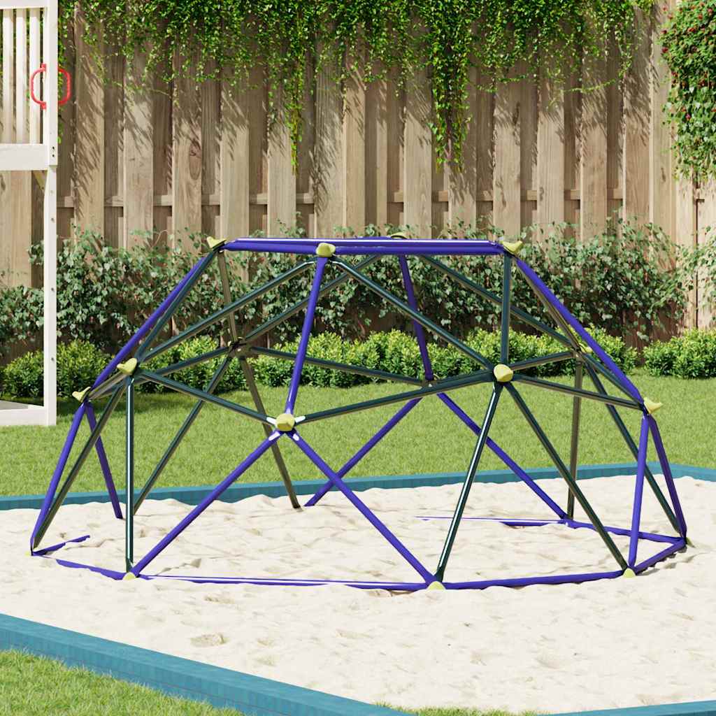vidaXL Children Climbing Dome Blue 8FT without Slide Steel