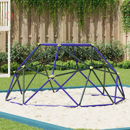 vidaXL Children Climbing Dome Blue 8FT without Slide Steel