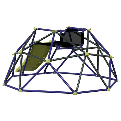 vidaXL Children Climbing Dome Blue 6FT with Slide Steel