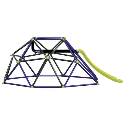 vidaXL Children Climbing Dome Blue 6FT with Slide Steel