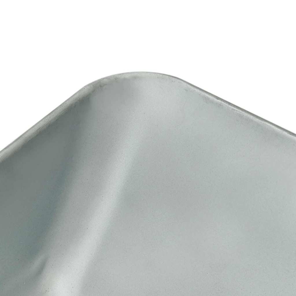 vidaXL Wheelbarrow Silver and Black 80 L 120 kg Galvanized Steel