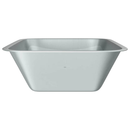 vidaXL Wheelbarrow Tray Replacement Silver 88 x 60 x 32 cm