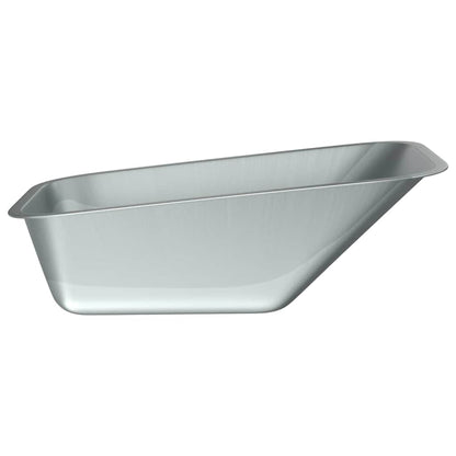 vidaXL Wheelbarrow Tray Replacement Silver 88 x 60 x 32 cm