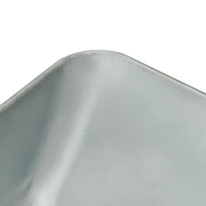vidaXL Wheelbarrow Tray Replacement Silver 80 x 60 x 25 cm
