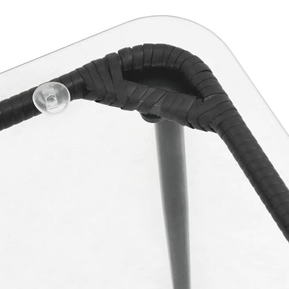 vidaXL Garden Table Black 80 x 40 x 45 cm Poly Rattan