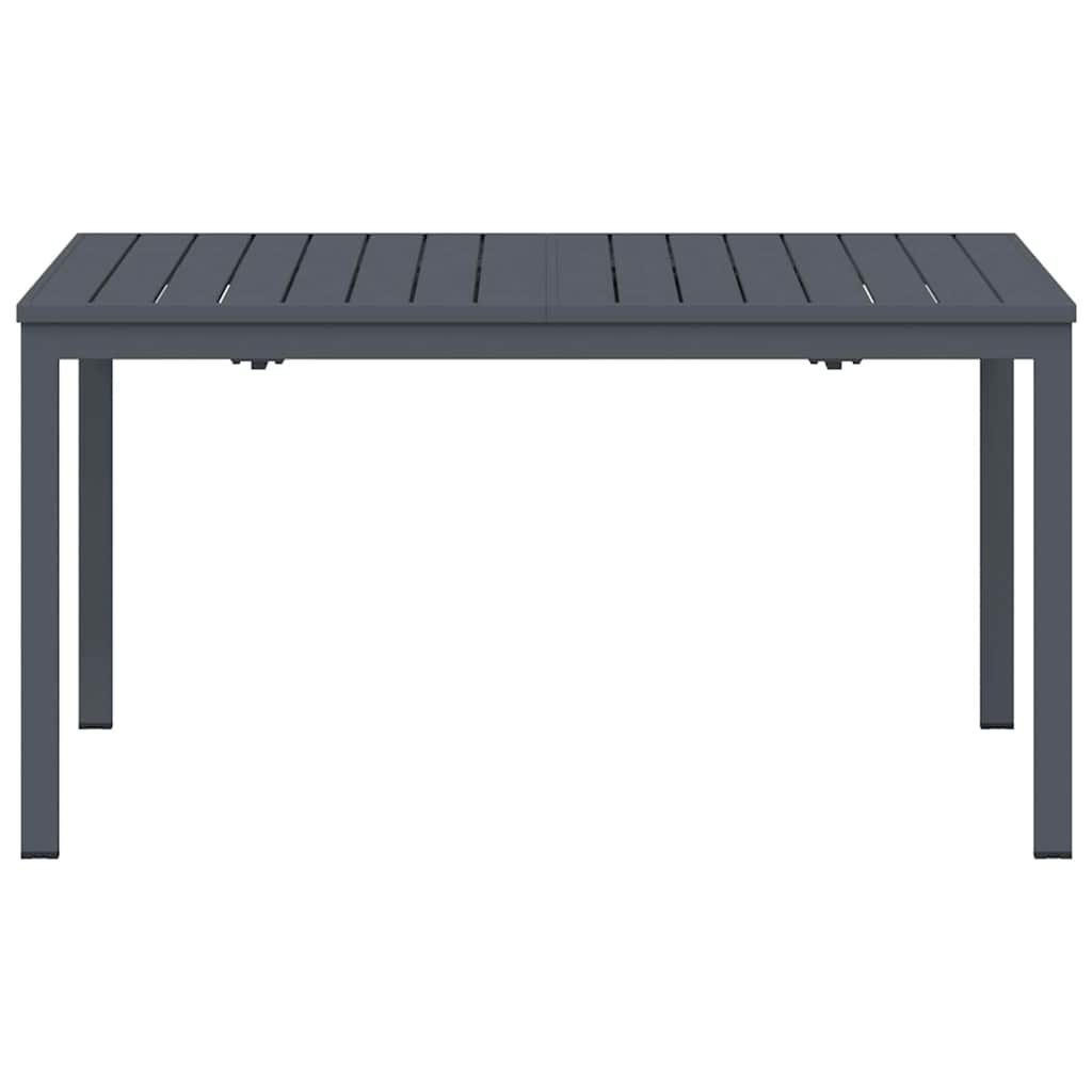 vidaXL Patio Table Anthracite 180 x 80 x 74 cm Powder-Coated Steel